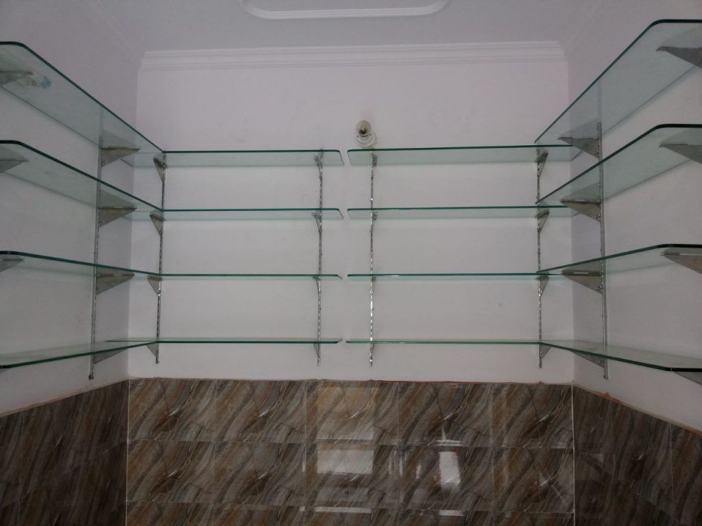 CHANNEL GLASS RACK